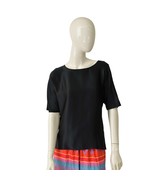 Intimissimi Black Short Sleeves Top T-Shirt Blouse size S - €38,51 EUR