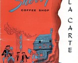 Sherry Biltmore Hotel Coffee Shop Menus Boston Massachusetts 1956 Die Cut  - $148.35