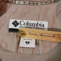 Columbia WM3022 Men's Northway Water Wind Resistant Beige Jacket Cotton Blend M image 4