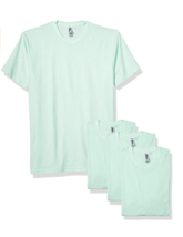 Marky G Apparel Men&#39;s CVC Crew Neck Short Sleeve T-Shirts (3 Pack) Mint, Small - £8.99 GBP