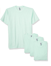 Marky G Apparel Men&#39;s CVC Crew Neck Short Sleeve T-Shirts (3 Pack) Mint, Small - £8.78 GBP