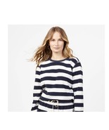 OUTERKNOWN Hightide Crew Sweatshirt in Blue Stripped Terry Cloth Women’s... - $1,124.35 MXN