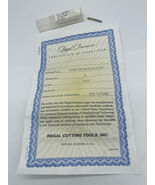 Regal Cutting Tools 0-80 UNF-2B Go PD 0.0519 Thread Plug Gage  - $34.60