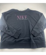 Nike Sweatshirt Womens Top Size 1X Black Sportswear Activewear Loungewea... - $39.00 CAD