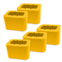 Buckle Booster™ Receptacle Raiser Seat Belt Extender Pros - Yellow - 5pk - £19.65 GBP