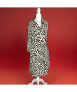 Karen Kane Womens Faux Wrap  Leopard Dress Stretch Knit 3/4 Sleeves Size XL - $354.25 MXN