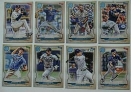 2020 Topps Gypsy Queen Tampa Bay Rays Base Team Set of 8 Baseball Cards - £1.56 GBP