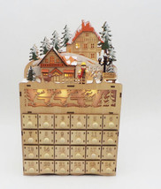 Beautiful Martha Stewart Christmas DIY Paint Advent Calendar House Wood LED - £85.19 GBP