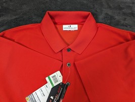 Grand Slam Mens Polo Shirt Size L Red Golf Performance Air Flow NWT - $17.81