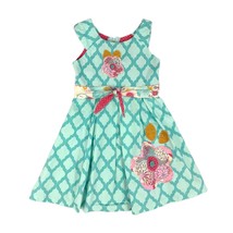JELLY THE PUG Kotori Collection Alex Sun Dress, Toddler Girls&#39; 5, Blue F... - £15.21 GBP