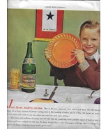 1944 Canada Dry Ginger Ale Club WWII Vintage Print Ad Clean Plate Club - €12,79 EUR