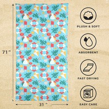 Beach Towels - Large Summer Vacation or Spring Break Beach Towel 31&quot;x71&quot; - Beach - £15.38 GBP