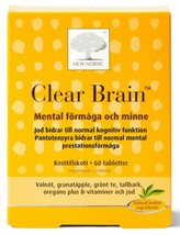 New Nordic Clear Brain 60 tablets - £43.78 GBP