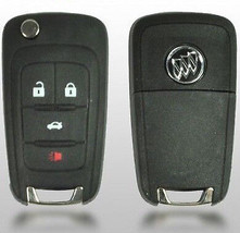 2 Buick Flip Remote Key 2010-2017 4 Buttons  USA Seller Top Quality - £21.97 GBP