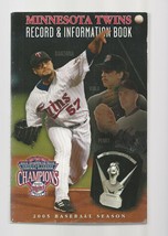 2005 MINNESOTA TWINS  Baseball MLB Media GUIDE - £6.90 GBP