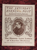 Saturday Evening Post June 15 1901 Calumet K Merwin Webster Charles Dickens - £25.62 GBP