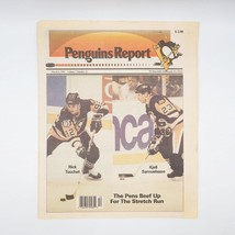 Pittsburgh Penguins Report Newsletter Marzo 6 1992 Rick Tocchet Kjell Sa... - £23.70 GBP