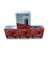 Accu Check Test Strips 150 Expires 3-6 And 8-25 - 2025. 102 Lancets Expi... - $44.55