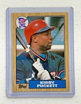 1987 Topps #450 Kirby Puckett Baseball Card Year of the World Series Vin... - £33.06 GBP