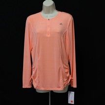 ZeroXposur Women&#39;s Sun Smart Swim Cover XL Pullover Top Shirt Orange NEW - $23.55