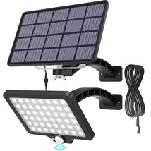 Solar Security Light With Motion Sensor, 1000 Lumen 48 Led, Ip65 Waterpr... - £55.14 GBP