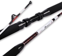 Trolling Rod Saltwater Deep Dropper Big Game Conventional Fishing Pole 1PC 2PC - £72.95 GBP+