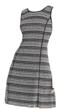 Karl Lagerfeld Paris Sleeveless Striped Crochet Dress Size 8 B4HP - £31.45 GBP