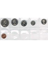 1971 Canada Royal Canadian Mint Uncirculated (Proof-Like) Set of 6 Coins - $7.08