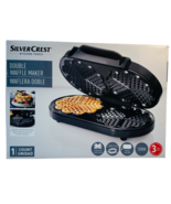 SILVERCREST Double Waffle Maker &quot;&quot;SDW 1200 C1&quot;&quot;, 1200W ~ Black. - $39.26 CAD