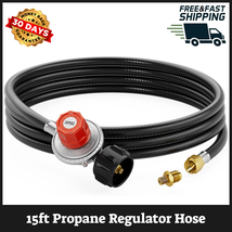 15 FT Propane Regulator Hose Replacement For Mr. Heater Big Buddy Outdoo... - $35.14