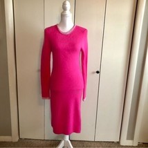 Vintage Collection Point of View Dress Womens XS Used Pink Pearls Angora - $38.61