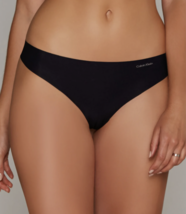 Calvin Klein Black Soft Stretch Thongs QD3652-952 Small NEW - $5.00