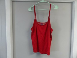 Adore Me Women&#39;s Pajama Top Cami Tank Sleepwear 07059 Jester Red Size 0X - £6.06 GBP