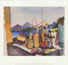 AUGUST MACKE Landscape Near Hammamet, 2010 - £38.16 GBP