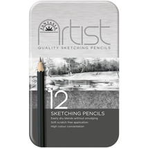 Fantasia Premium Sketching Pencil Set 12/Pkg- - £12.86 GBP