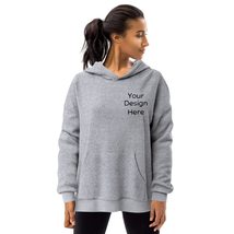 Personalized Customized Unisex Sueded Fleece Hoodie | Design Your Custom Hoodie  - £43.76 GBP