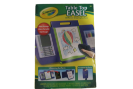 Crayola Table Top Easel Art Set Home Or On The Go Complete 3 Drawing Sur... - $19.75
