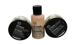 The Body Shop Spa Wisdom Africa Milk Bath, Salt Scrub, Hand/Foot Butter Set - $540.19 MXN