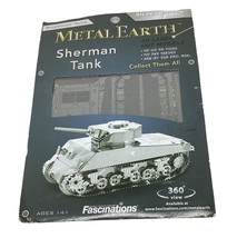 Metal Earth WWII Tanks Steel Model Kit T-34 Tiger Sherman 2017 Fascinations - £7.12 GBP