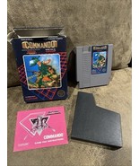Commando NES Nintendo Cartridge Box Manual Authentic Tested Capcom - $54.44