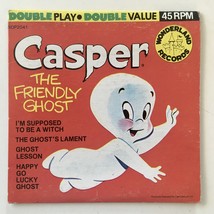 Casper the Friendly Ghost 7&#39; Vinyl Record Wonderland Records-WDP 2047 - £25.91 GBP