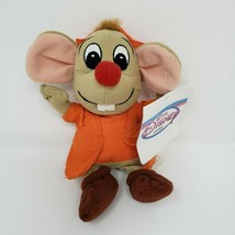 6&quot; New W Tag Disney Vintage Cinderella Jaq Mouse B EAN Stuffed Animal Plush Toy - £22.41 GBP