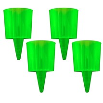 Beach Sand Coaster Cup And Beverage Holder Set, 4-Pack (Green) - £12.78 GBP