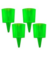 Beach Sand Coaster Cup And Beverage Holder Set, 4-Pack (Green) - £12.67 GBP