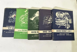 vintage Navy Aviation Machinist’s Books Damage training manual 1960’s Lo... - £61.67 GBP