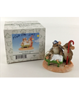 Charming Tails ‘A Gift from Above’ Mice Mouse Figure Figurine Enesco Fit... - $48.46