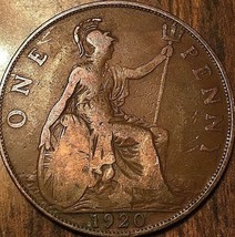 1920 Uk Great Britain One Penny - £1.23 GBP