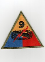 9th ARMOR DIVISION FULL COLOR WW2 ERA PATCH - $6.00