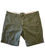 Ralph Lauren Denim Supply Shorts Mens 38 Green Heavy Cotton Casual Chino... - $18.22