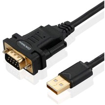 Usb To Rs232 Db9 Serial Cable Male Converter Adapter With Ftdi Chipset F... - $29.99